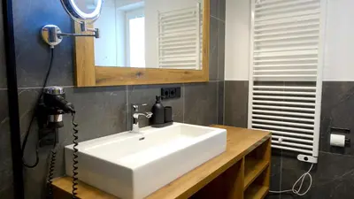 Ein Badezimmer in der Unterkunft BERGZEIT Appartements