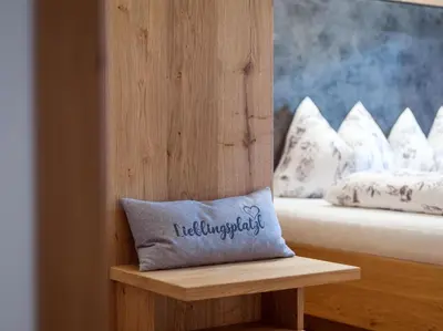 Ein Bett oder Betten in einem Zimmer der Unterkunft Hinterlaiming