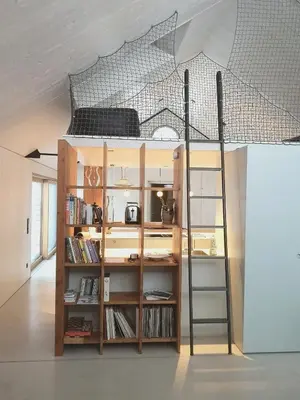 Die Bibliothek im Ferienhaus