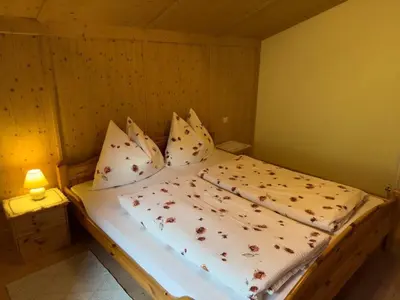 Ein Bett oder Betten in einem Zimmer der Unterkunft Außermoos-Zuhaus