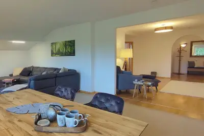 Ein Sitzbereich in der Unterkunft BERGapart Götschl Rettenschöss