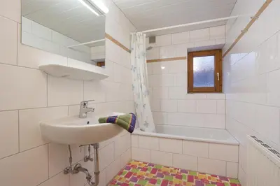 Ein Badezimmer in der Unterkunft 