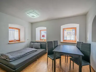Ein Bett oder Betten in einem Zimmer der Unterkunft Apartment am Lift Top 1