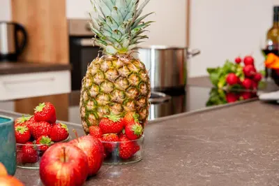 Essen in der Ferienwohnung oder in der Nähe