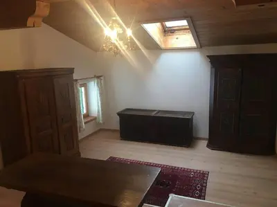 Ein Sitzbereich in der Unterkunft Gundhabing flat