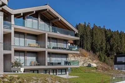 Das Gebäude in dem sich die Ferienwohnung befindet