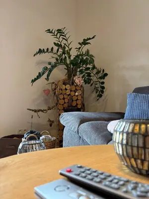 Ein Sitzbereich in der Unterkunft Apartment in der Au