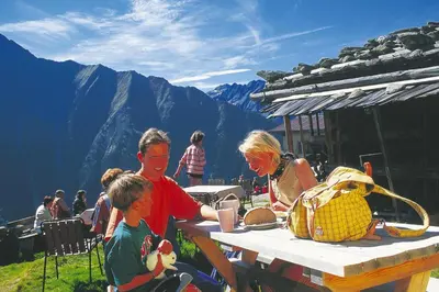 Naturlandschaft in der Nähe des Chalets