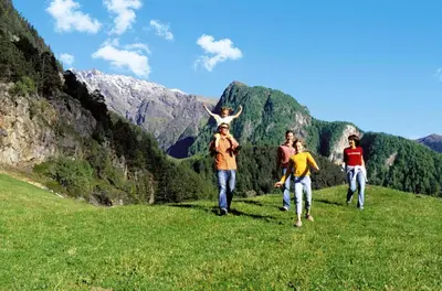 Naturlandschaft in der Nähe des Chalets