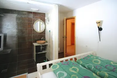 Ein Bett oder Betten in einem Zimmer der Unterkunft Chalet in Königsleiten with Wellness & Alps View