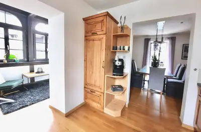 Küche/Küchenzeile in der Unterkunft STADTVILLA BELLE KITZ im Zentrum mit Sauna by Belle Stay