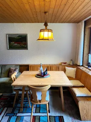 Ein Sitzbereich in der Unterkunft Ferienhaus Ella