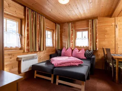Ein Sitzbereich in der Unterkunft Holiday Home Lindenalm by Interhome