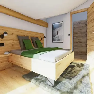 Bergzeit flat Saalbach directly on the ski piste