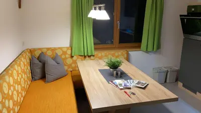 Küche/Küchenzeile in der Unterkunft Ferienwohnung Dornau