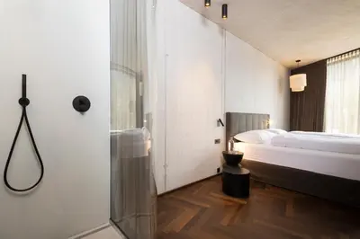 Ein Bett oder Betten in einem Zimmer der Unterkunft Lifestyle B&B by Phillip Sigwart
