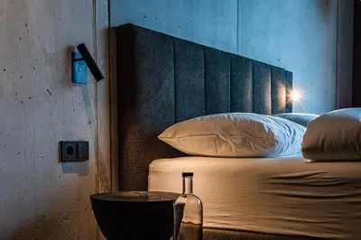 Ein Bett oder Betten in einem Zimmer der Unterkunft Lifestyle B&B by Phillip Sigwart