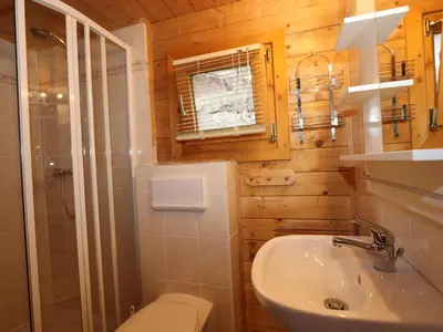 Ein Badezimmer in der Unterkunft Kogelnig-Hütte