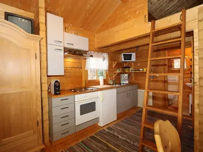 Küche/Küchenzeile in der Unterkunft Kogelnig-Hütte