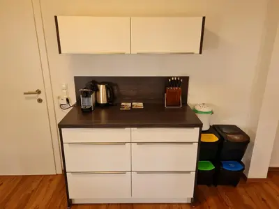 Küche/Küchenzeile in der Unterkunft Ferienwohnung Zauberwinkelweg mit Traum-Aussicht!