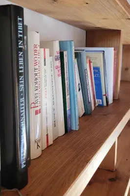 Die Bibliothek in der Ferienwohnung