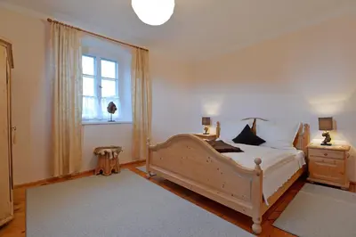 Ein Bett oder Betten in einem Zimmer der Unterkunft Haus Haggenmüller