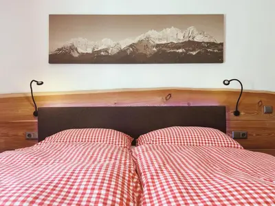 Ein Bett oder Betten in einem Zimmer der Unterkunft Appartements Skida