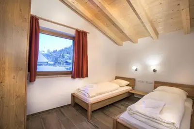 Ein Bett oder Betten in einem Zimmer der Unterkunft Chalet Veenroos