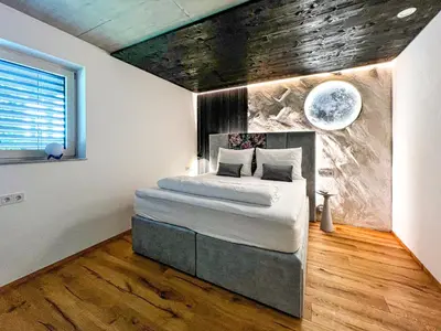 Ein Bett oder Betten in einem Zimmer der Unterkunft Mid Mountain Apartment Tirol