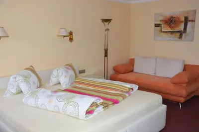 Ein Bett oder Betten in einem Zimmer der Unterkunft Haus Panorama