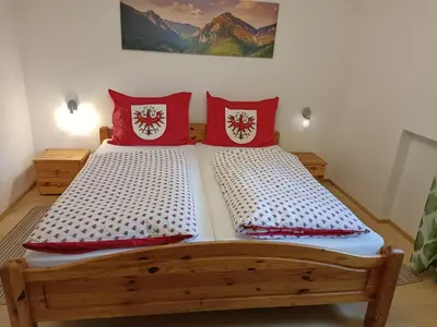 Ein Bett oder Betten in einem Zimmer der Unterkunft Ferienwohnung Bruni Bock