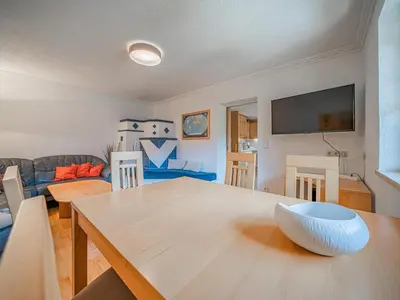 TV/Unterhaltungsangebot in der Unterkunft Apartment Leiter