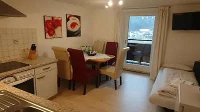 Küche/Küchenzeile in der Unterkunft Absolute Active Roulette Apartments Kirchberg