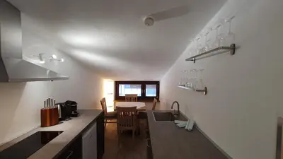 Küche/Küchenzeile in der Unterkunft Absolute Active Roulette Apartments Kirchberg