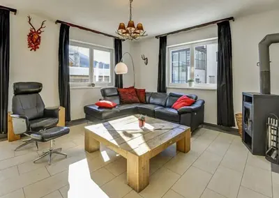 Ein Sitzbereich in der Unterkunft Alm'a Residence