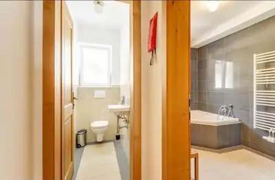 Ein Badezimmer in der Unterkunft Alm'a Residence