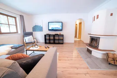 TV/Unterhaltungsangebot in der Unterkunft Ferienwohnung am Wald