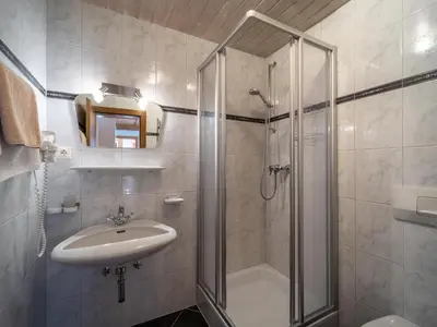 Ein Badezimmer in der Unterkunft Panorama I