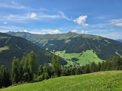 Naturlandschaft in der Nähe des Ferienhauses