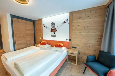 Ein Bett oder Betten in einem Zimmer der Unterkunft Chalet Königsleiten 148