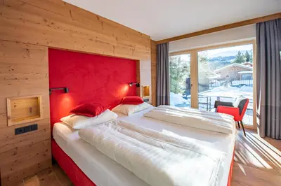 Ein Bett oder Betten in einem Zimmer der Unterkunft Chalet Königsleiten 148