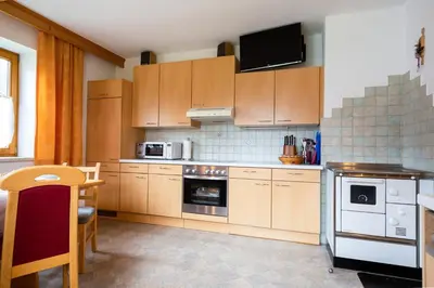 Küche/Küchenzeile in der Unterkunft Apartment Weberhäusl