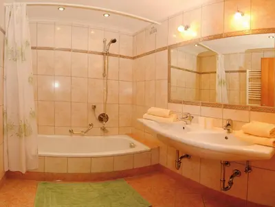 Ein Badezimmer in der Unterkunft Appartements Zwölferkogelblick