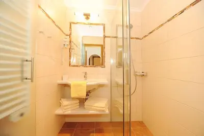 Ein Badezimmer in der Unterkunft Appartements Zwölferkogelblick
