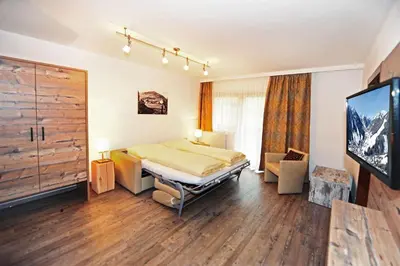 Ein Bett oder Betten in einem Zimmer der Unterkunft Appartements Zwölferkogelblick