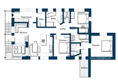 Grundriss der Unterkunft Haus Rendl 1