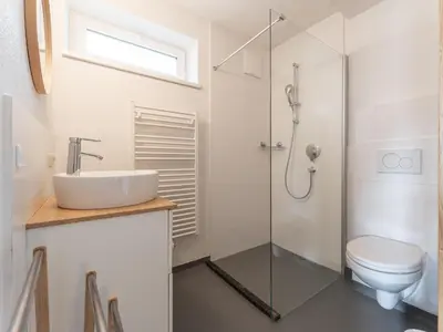 Ein Badezimmer in der Unterkunft Heimelig XL