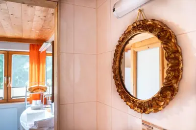 Ein Badezimmer in der Unterkunft Alte Bildhauerei