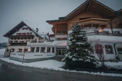 Das Gebäude in dem sich das Aparthotel befindet