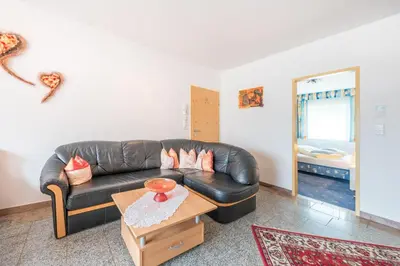 Ein Sitzbereich in der Unterkunft Appartement Hilbrand